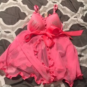 Pink Victoria Secret Babydoll